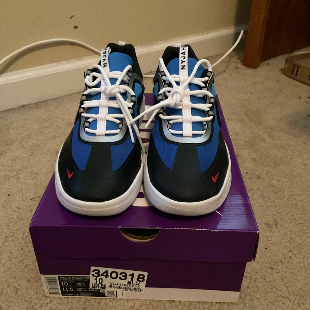 Nike SB NYJAH FREE 2.0 PRM SKATE SHOES Sz: 10